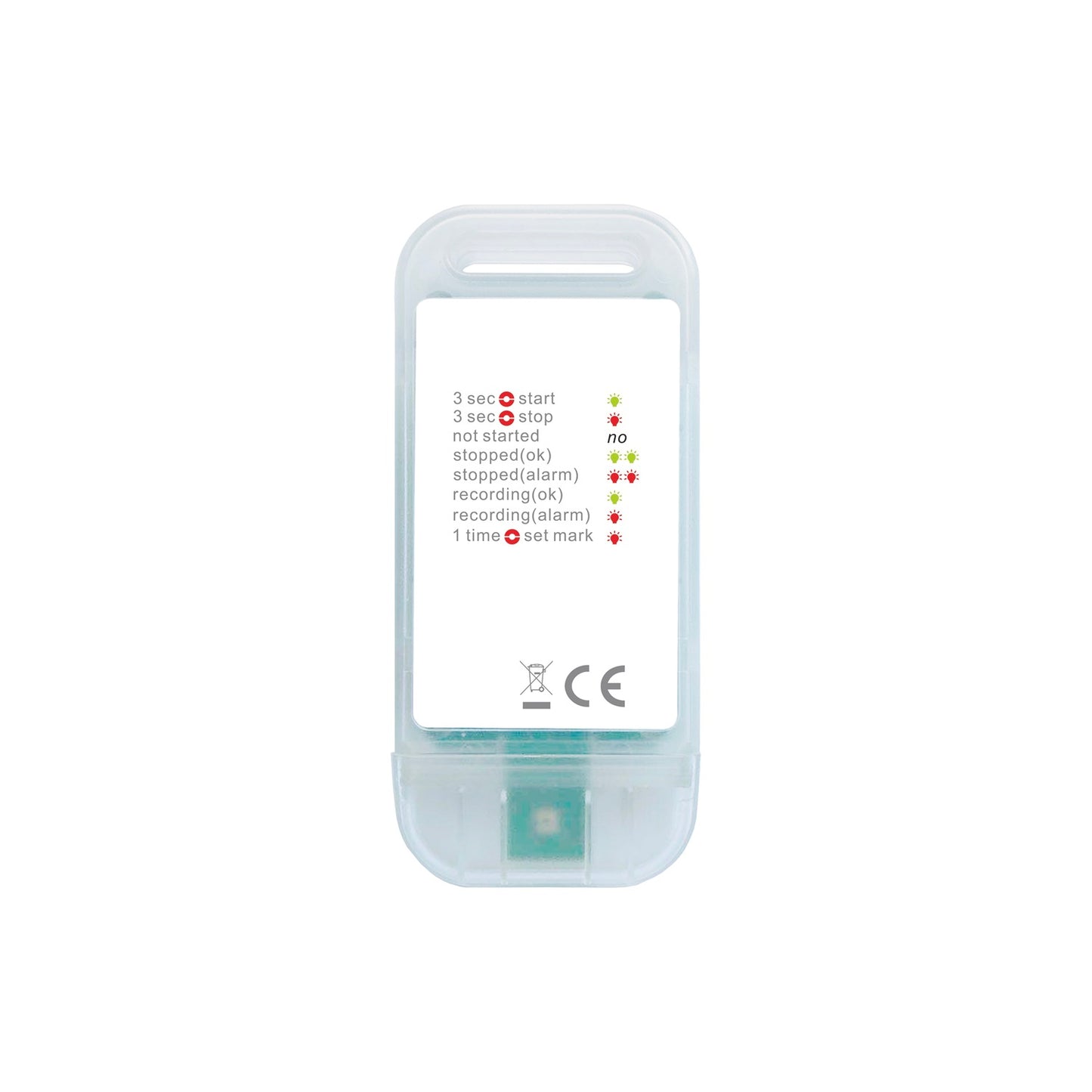2.2 -30°C to 70°C 3-Use Temp USB PDF Data Logger w/ Display (5 Pieces)